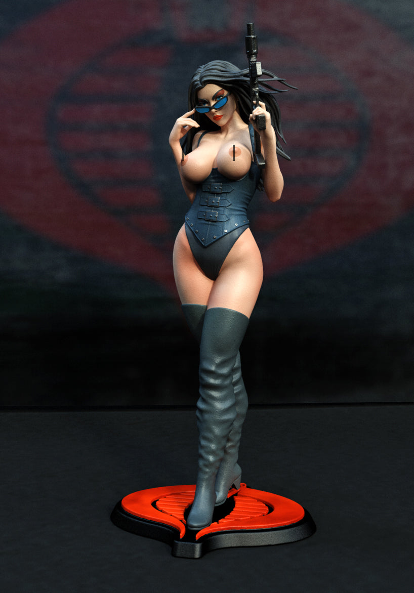 1261 Baroness Special Edition - G.I. Joe - STL 3D Print Files - 3D Printed Garage Kit ガレージキット Resin Model Scale Figure フィギュア