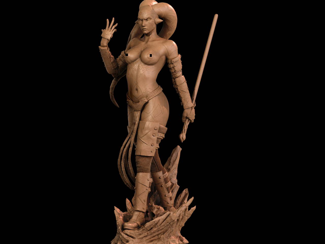 Darth Talon Special Edition- Star Wars - STL 3D Print Files - 3D Printed Garage Kit ガレージキット Resin Model Scale Figure フィギュア