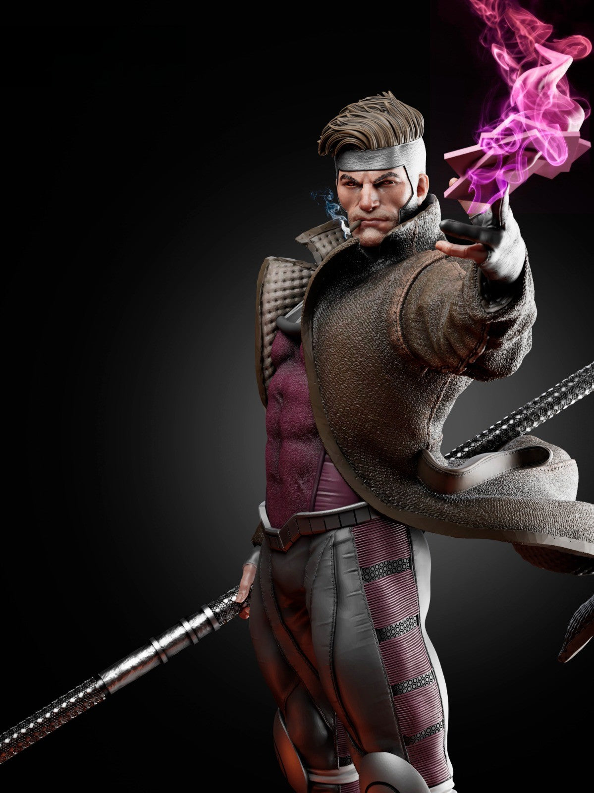 Gambit - X-MEN - 3D Print 1/8 Scale
