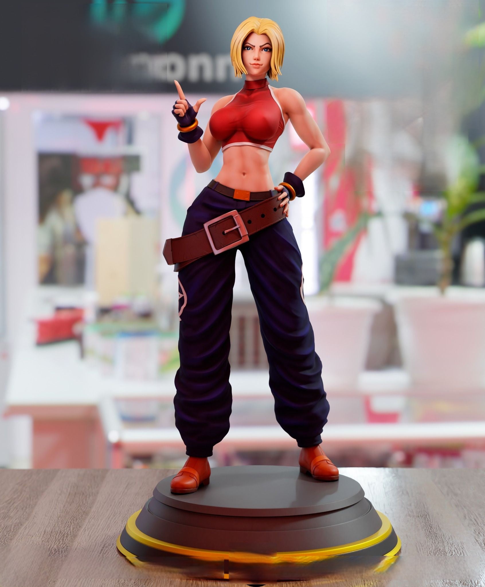 Blue Mary Special Edition - King of Fighters - STL 3D Print Files - 3D Printed Garage Kit ガレージキット Resin Model Scale Figure フィギュア