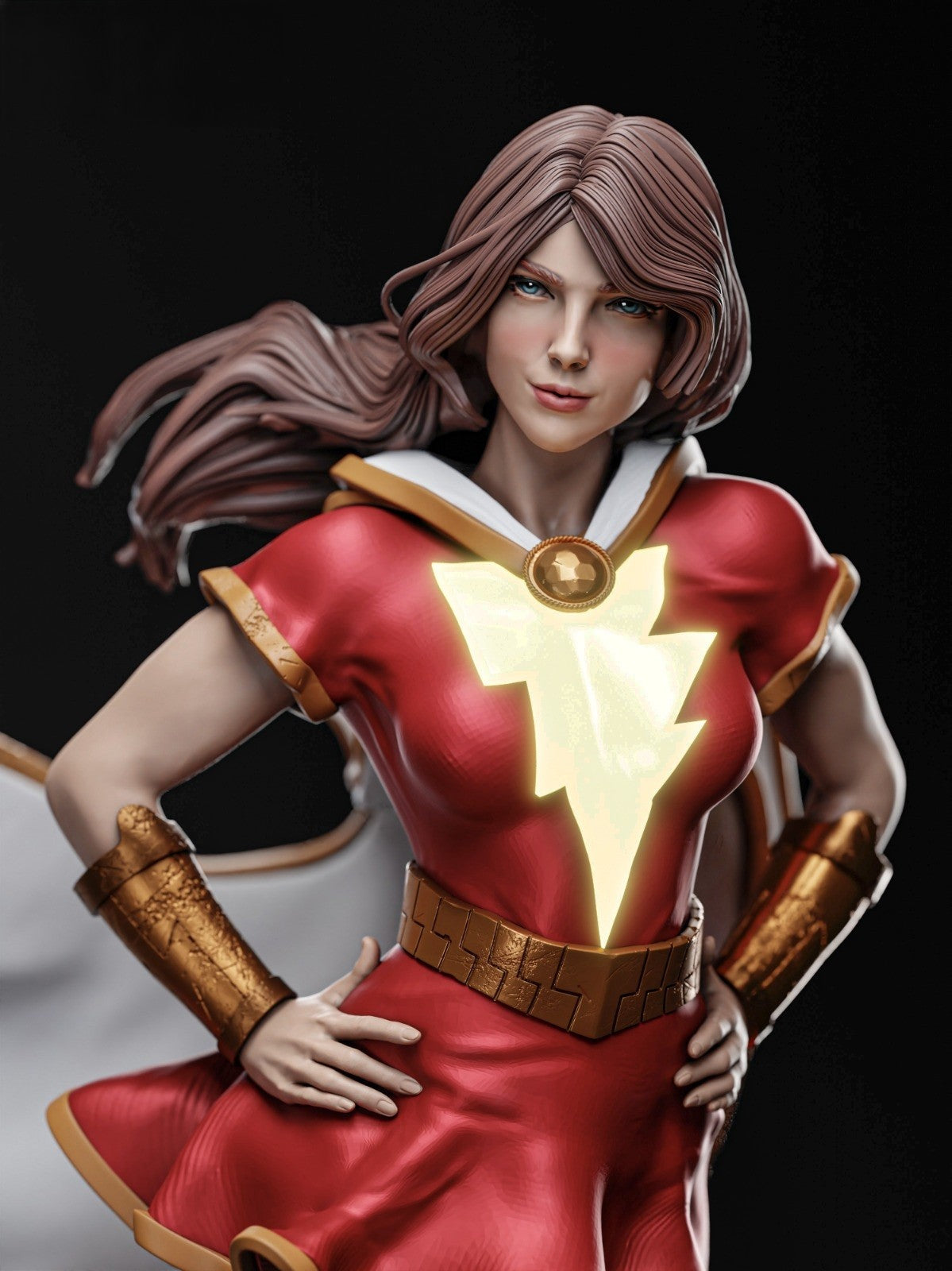 Mary Marvel - DC Comics - STL 3D Print Files - 3D Printed Garage Kit ガレージキット Resin Model Scale Figure フィギュア