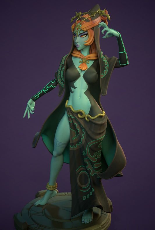 True Midna Special Edition - The Legend of Zelda - STL 3D Print Files - 3D Printed Garage Kit ガレージキット Resin Model Scale Figure フィギュア