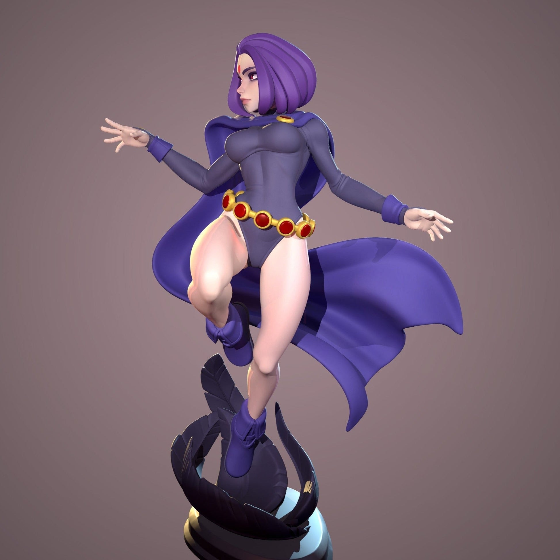 1506 Raven Special Edition - DC Comics - STL 3D Print Files - 3D Printed Garage Kit ガレージキット Resin Model Scale Figure フィギュア
