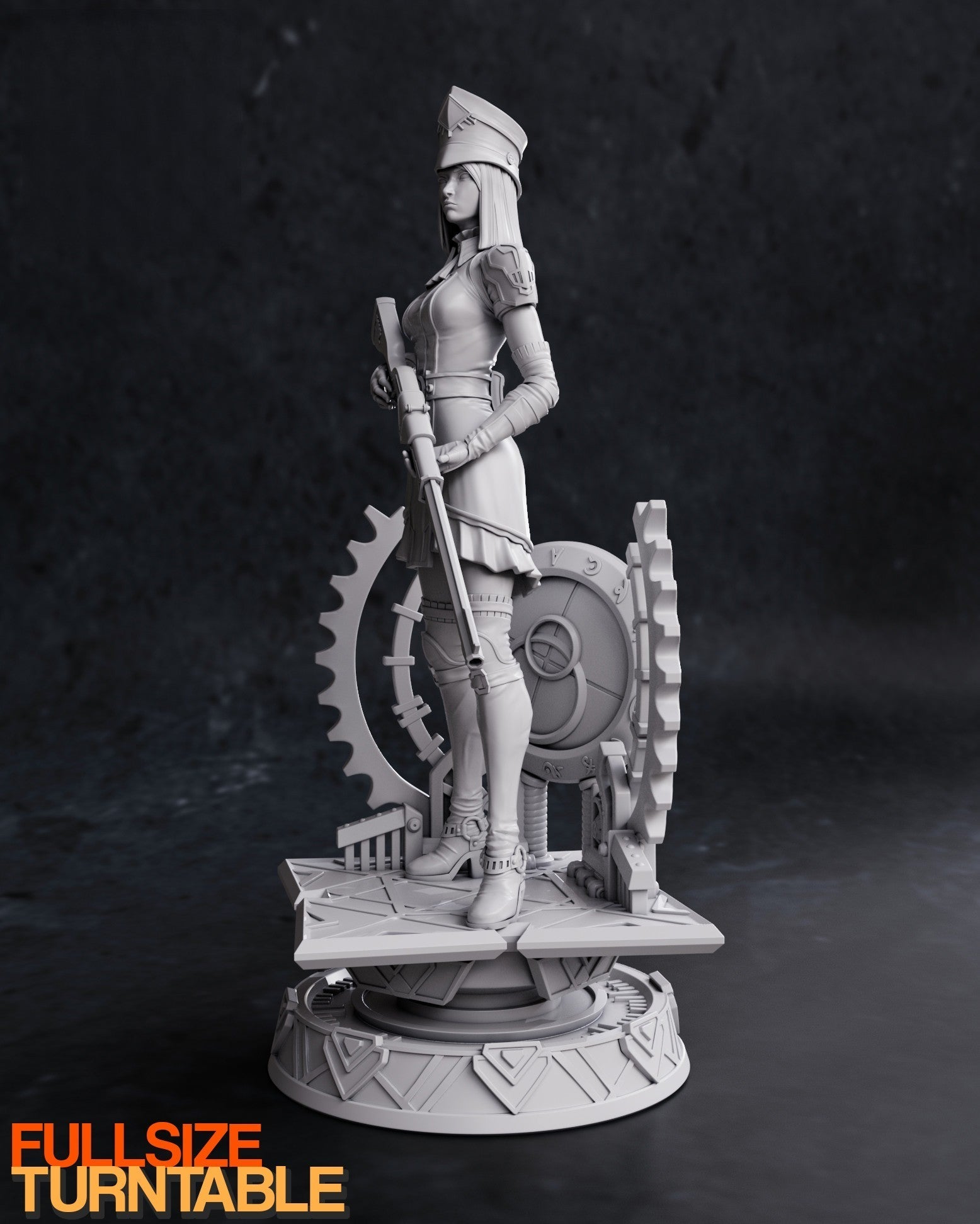 Caitlyn Arcane - League of Legends 1/8 Scale - 3D Printed Garage Kit ガレージキット Resin Model Scale Figure フィギュア