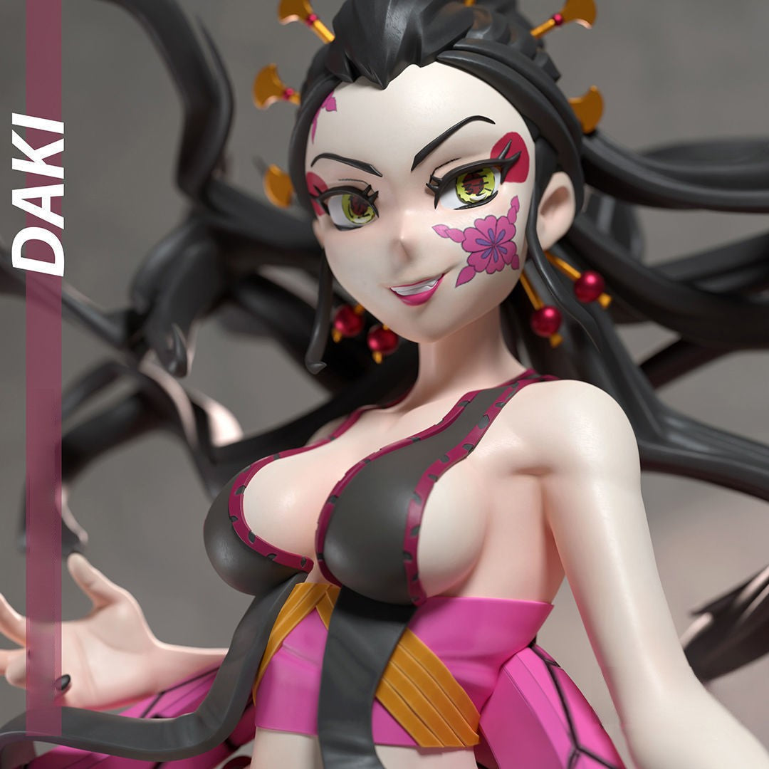 1476 Daki Special Edition - Kimetsu no Yaiba - STL 3D Print Files - 3D Printed Garage Kit ガレージキット Resin Model Scale Figure フィギュア