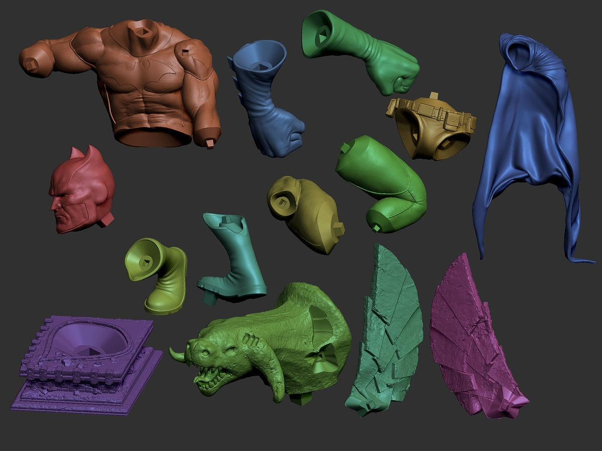 1847 Batman - DC Comics - STL 3D Print Files - 3D Printed Garage Kit ガレージキット Resin Model Scale Figure フィギュア