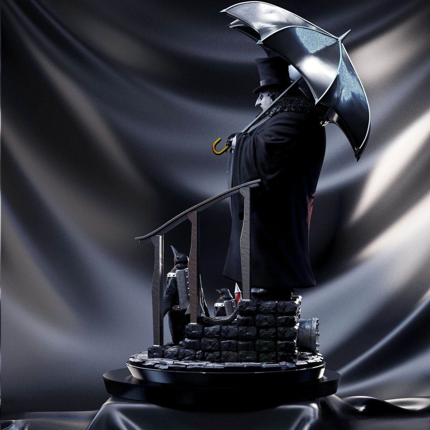 Penguin - Dany DeVito - Batman - STL 3D Print Files - 3D Printed Garage Kit ガレージキット Resin Model Scale Figure フィギュア