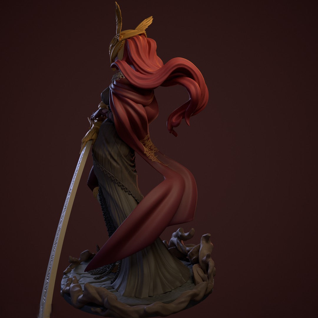 1583 Malenia Special Edition - Elden Ring - STL 3D Print Files - 3D Printed Garage Kit ガレージキット Resin Model Scale Figure フィギュア