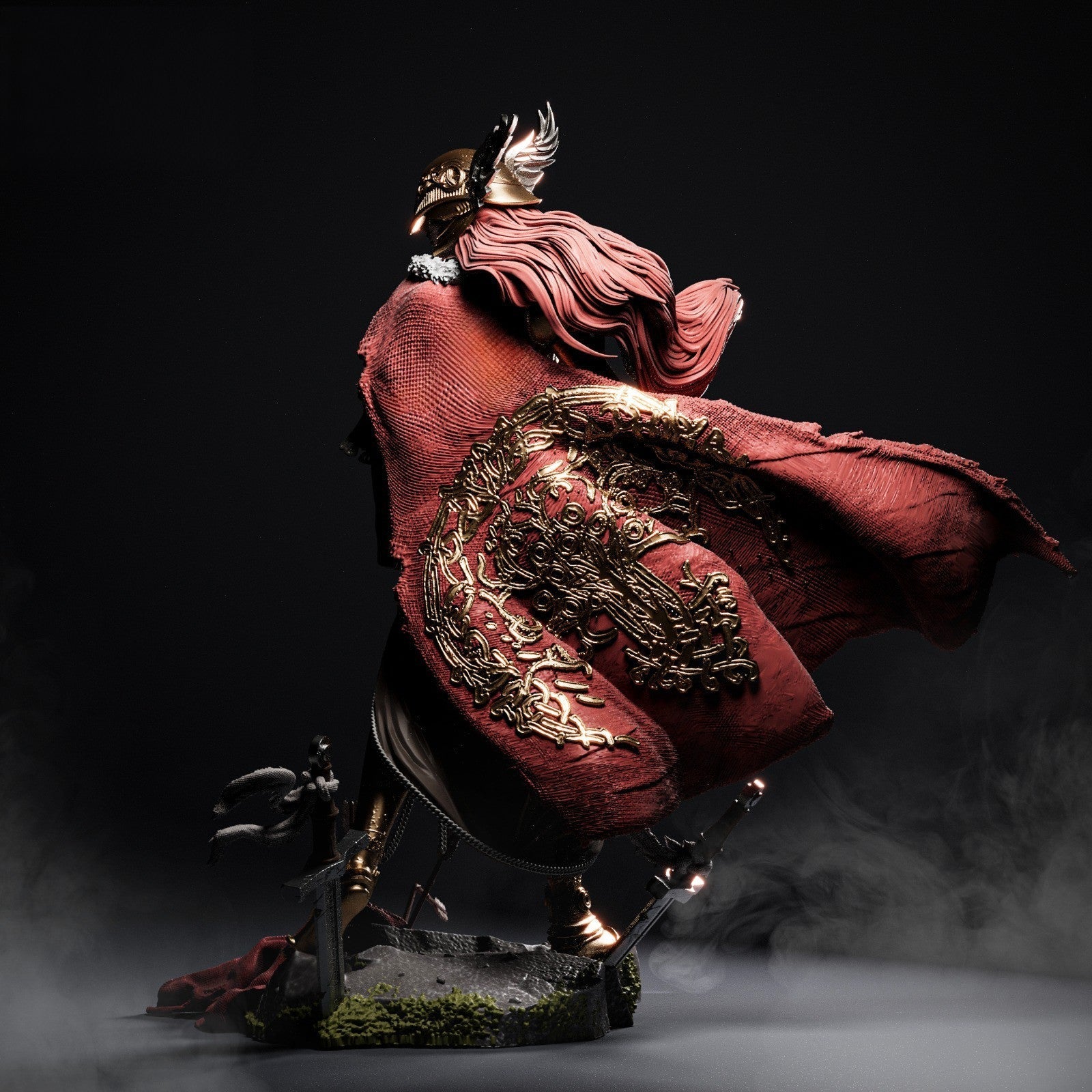1418 Malenia - Elden Ring - STL 3D Print Files - 3D Printed Garage Kit ガレージキット Resin Model Scale Figure フィギュア