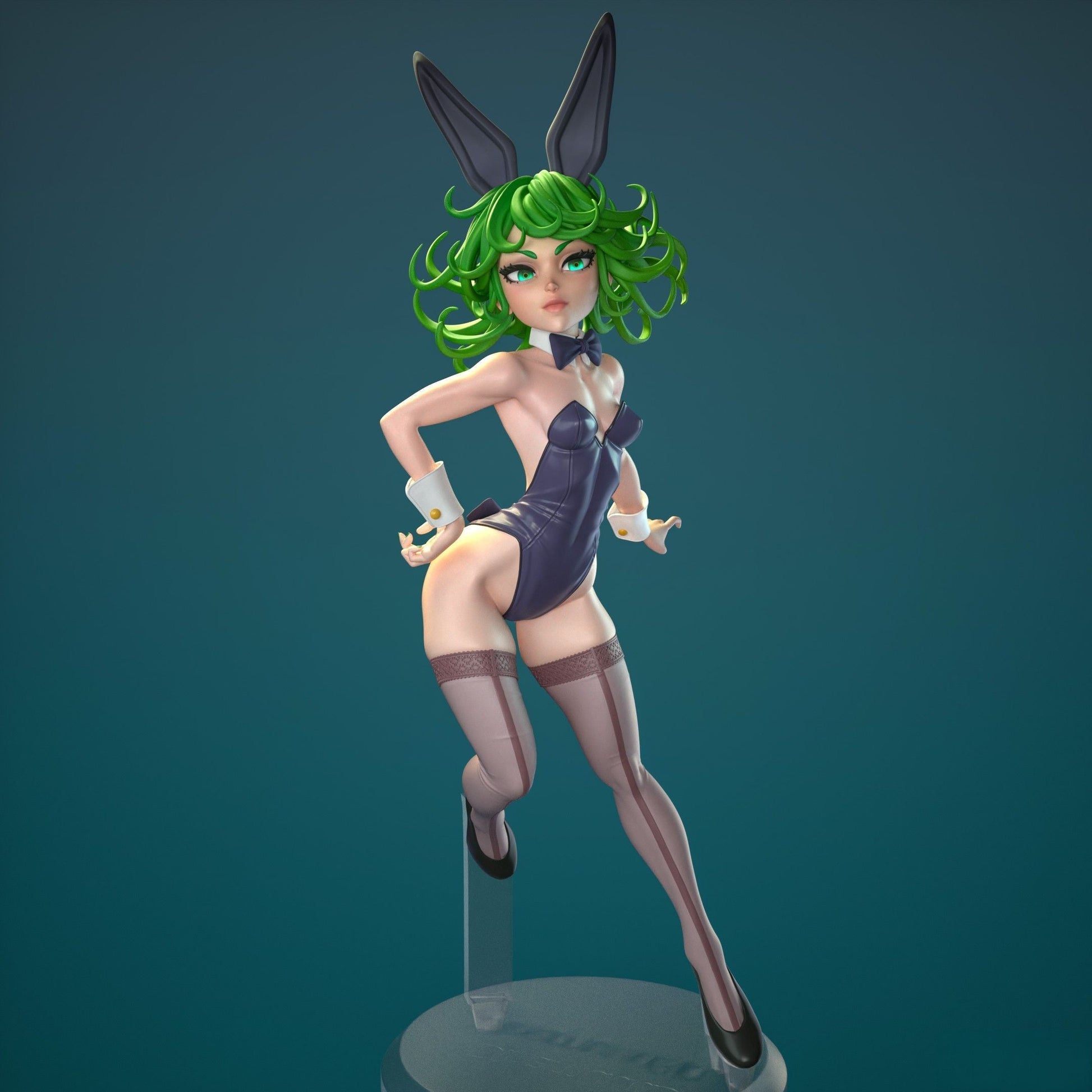 1307 Tatsumaki Special Edition - One-Punch Man - STL 3D Print Files - 3D Printed Garage Kit ガレージキット Resin Model Scale Figure フィギュア