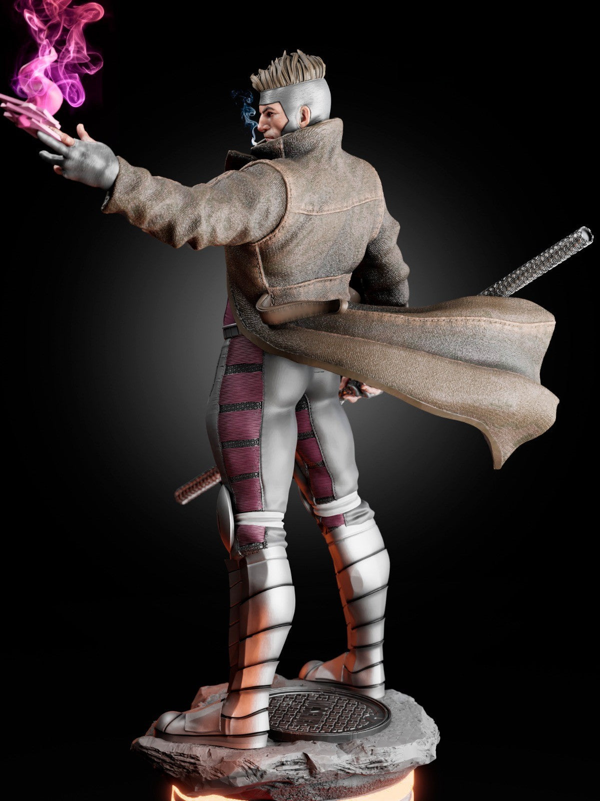Gambit - X-MEN - 3D Print 1/8 Scale