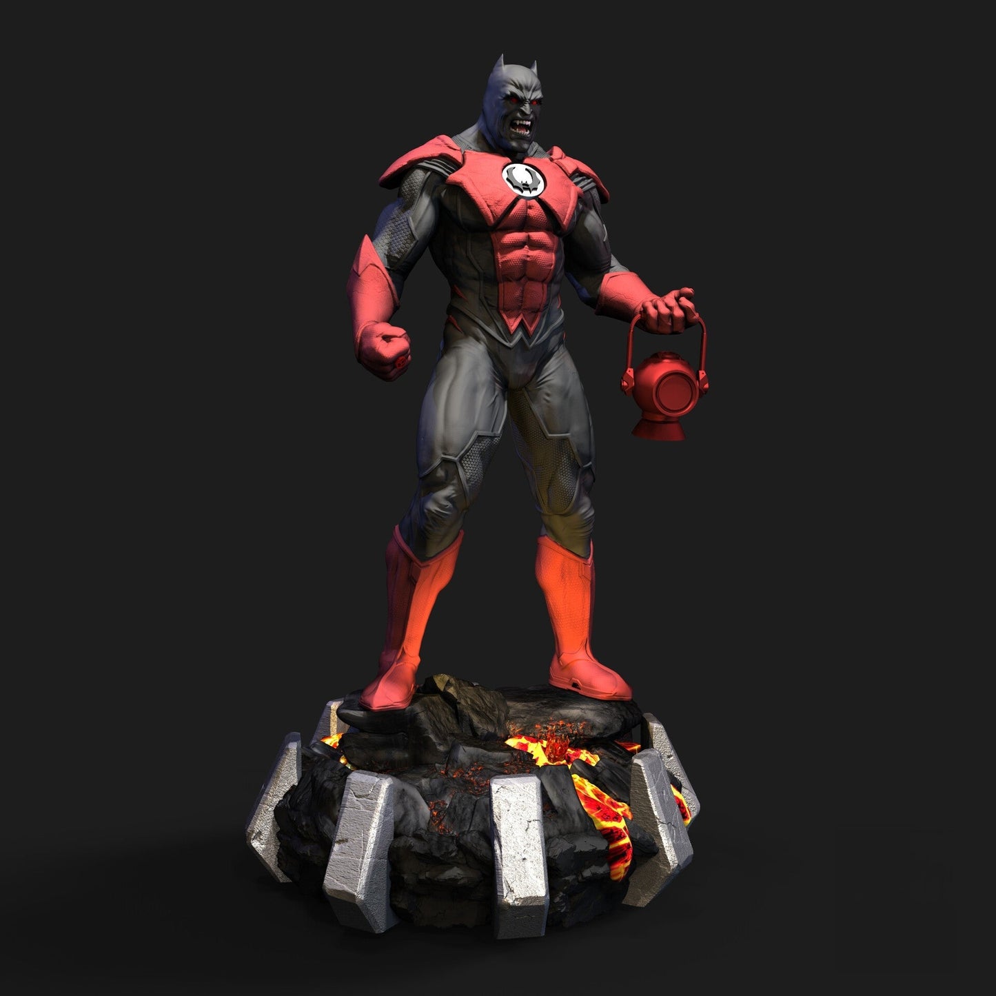 Batrocitus - Death Metal 7 - DC Multiverse - STL 3D Print Files - 3D Printed Garage Kit ガレージキット Resin Model Scale Figure フィギュア