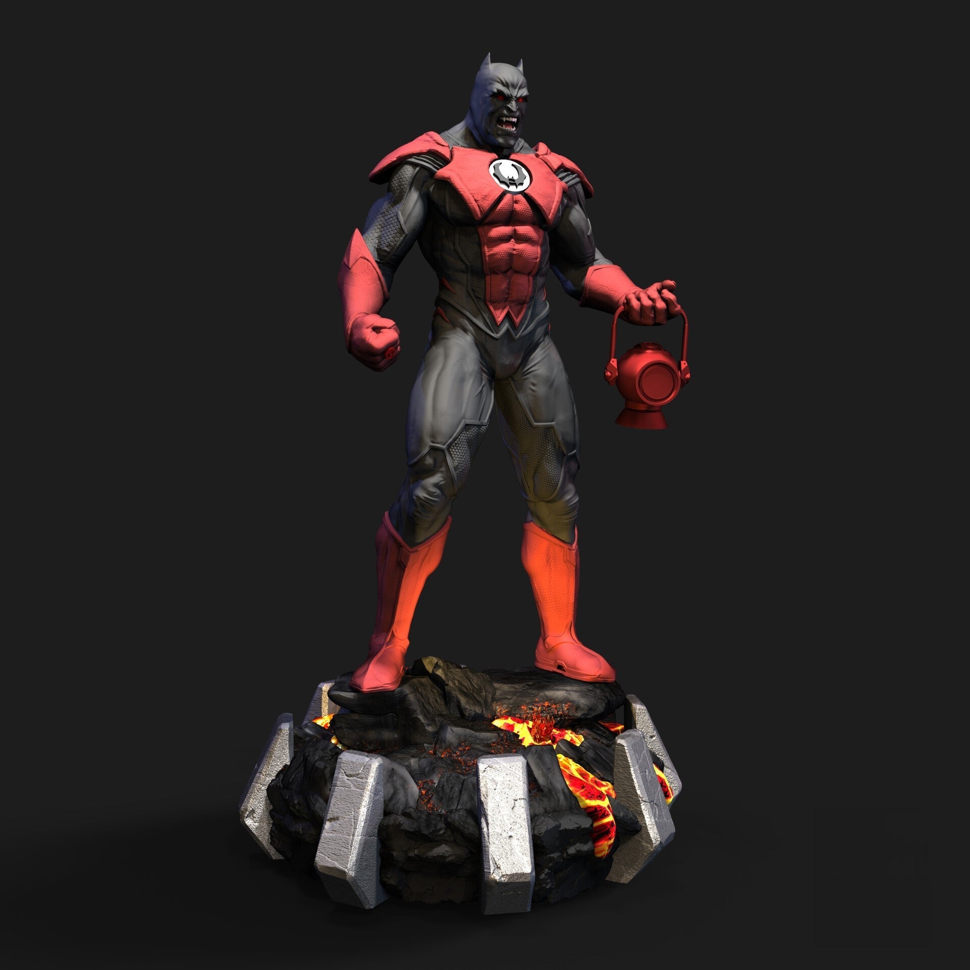 Batrocitus - Death Metal 7 - DC Multiverse - STL 3D Print Files - 3D Printed Garage Kit ガレージキット Resin Model Scale Figure フィギュア
