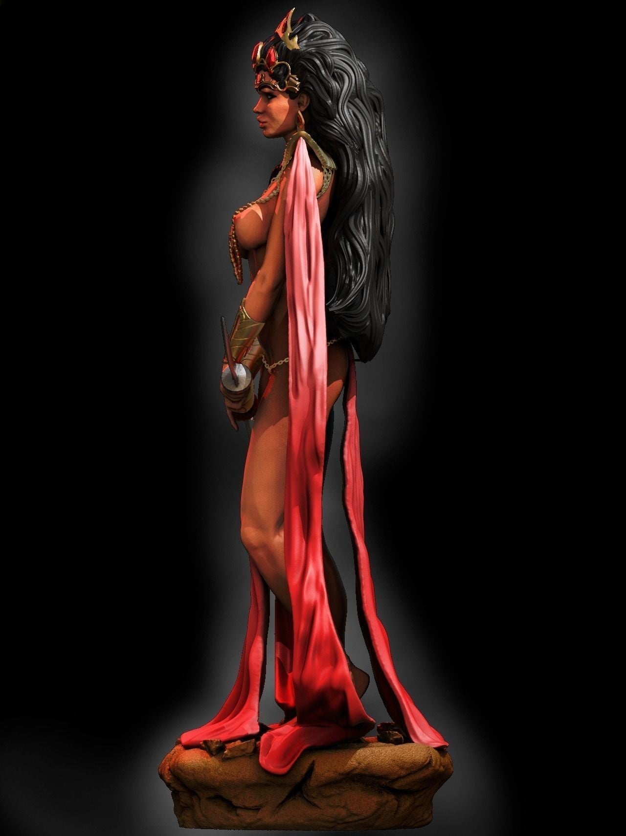 DEJAH THORIS Special Edition - STL 3D Print Files - 3D Printed Garage Kit ガレージキット Resin Model Scale Figure フィギュア