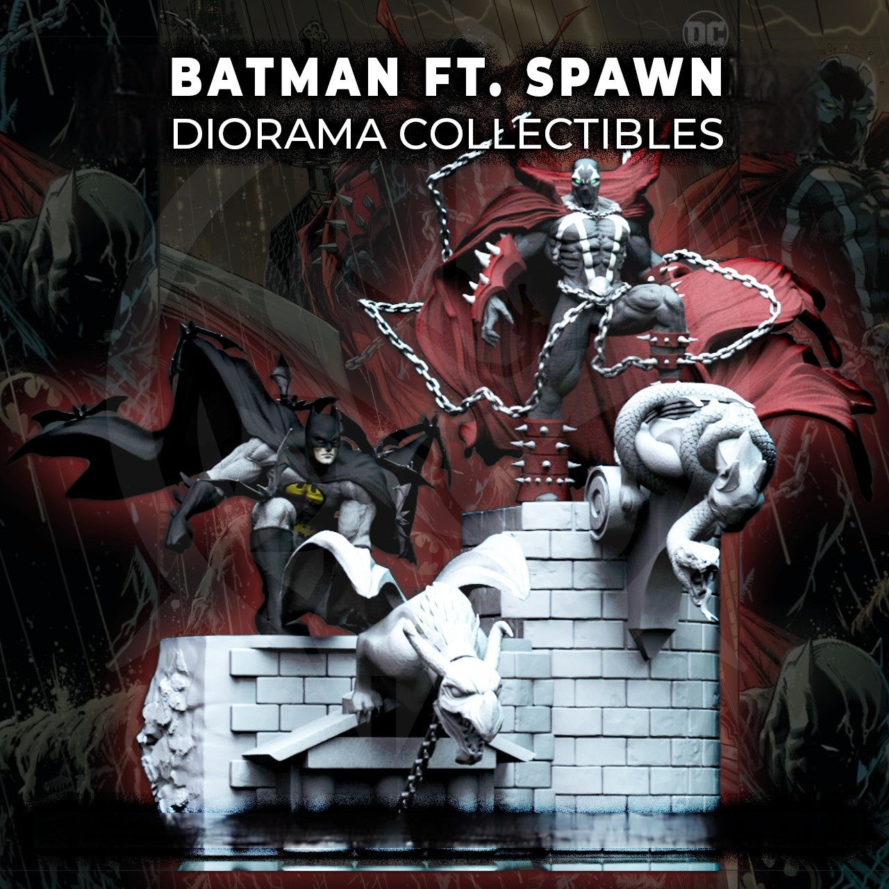 BATMAN and SPAWN 1/8 Scale
