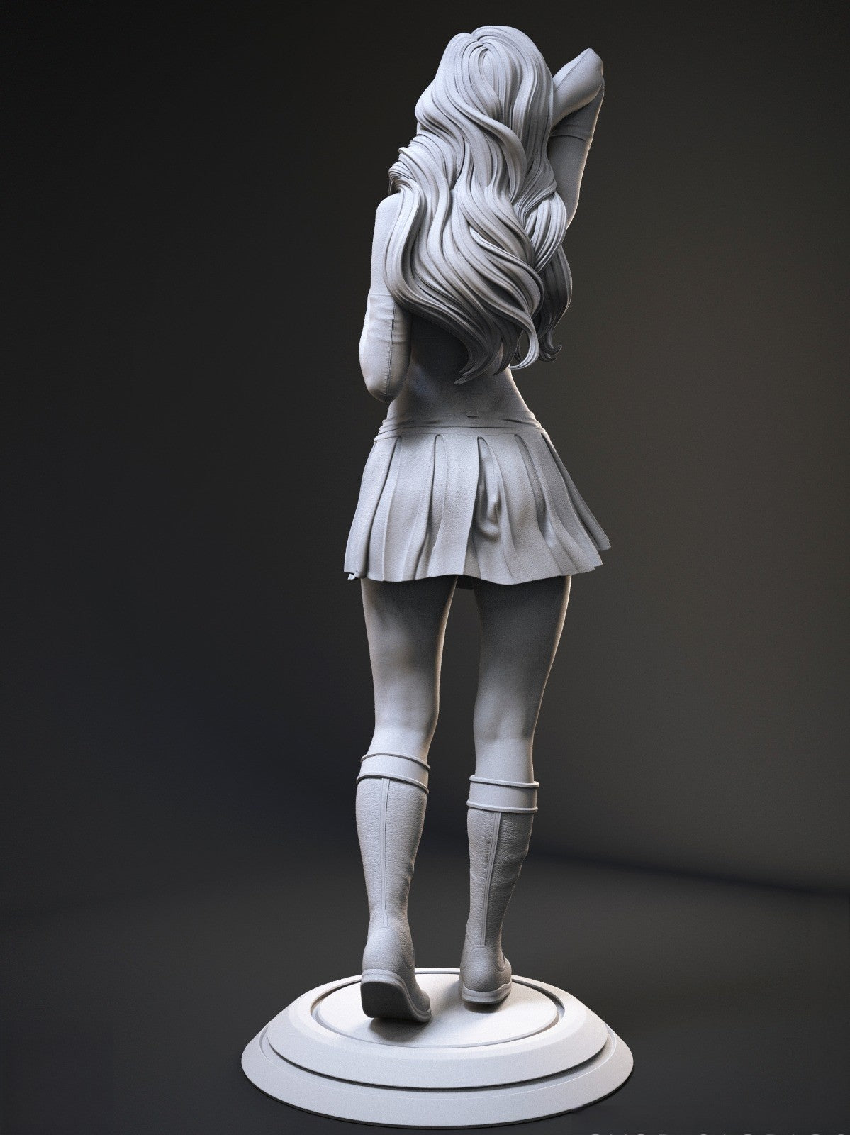 1456 Supergirl - DC Comics - STL 3D Print Files - 3D Printed Garage Kit ガレージキット Resin Model Scale Figure フィギュア