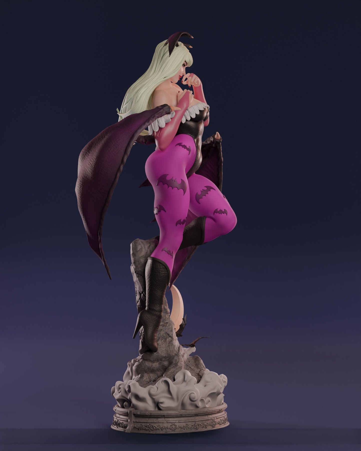 1492 Morrigan Special Edition - Darkstalkers - STL 3D Print Files - 3D Printed Garage Kit ガレージキット Resin Model Scale Figure フィギュア