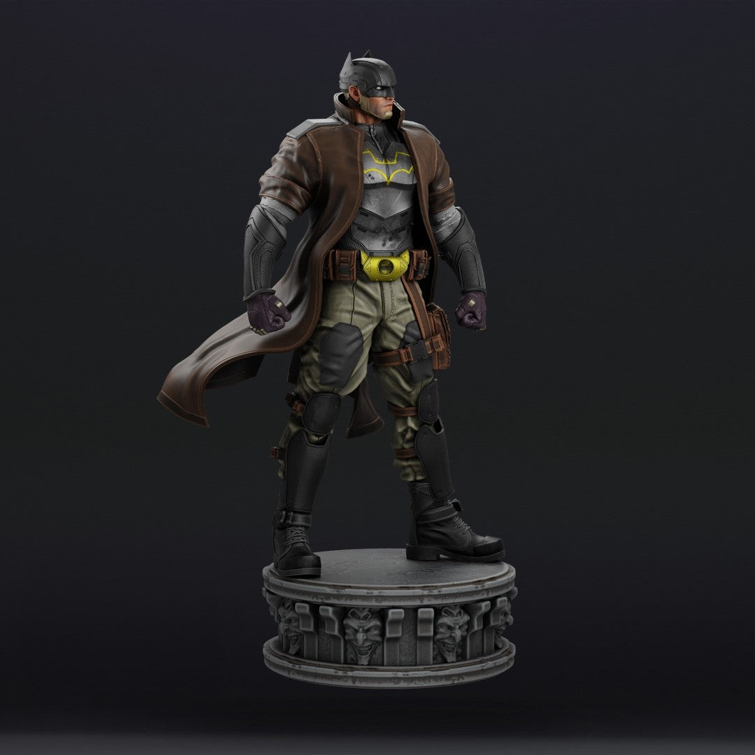 Dark Detective - Future State Batman - STL 3D Print Files - 3D Printed Garage Kit ガレージキット Resin Model Scale Figure フィギュア