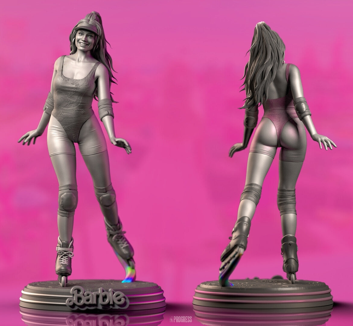 1523 Margot Robbie Special Edition - Barbie - STL 3D Print Files - 3D Printed Garage Kit ガレージキット Resin Model Scale Figure フィギュア