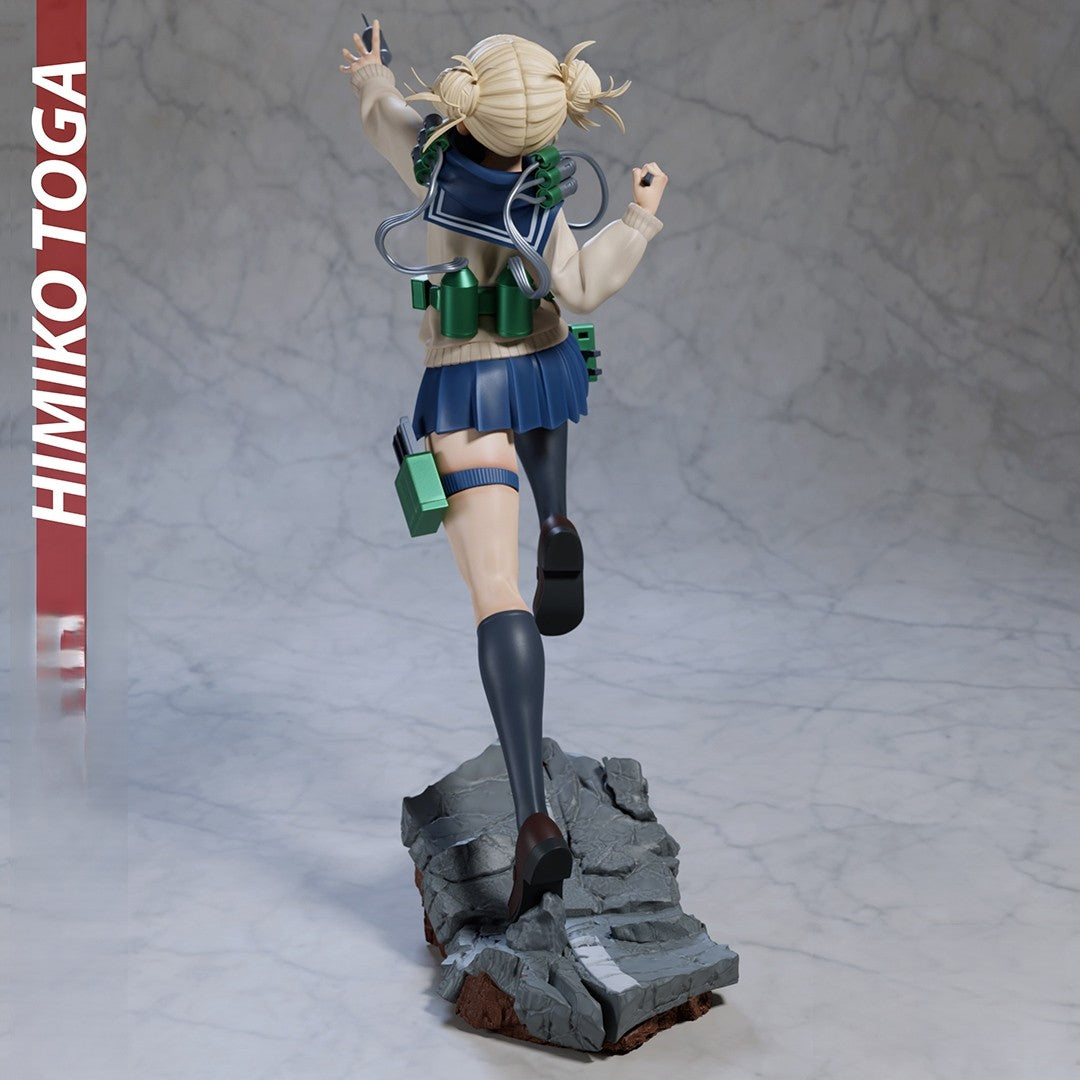 1407 Himiko Toga Special Edition - My Hero Academia - STL 3D Print Files - 3D Printed Garage Kit ガレージキット Resin Model Scale Figure フィギュア