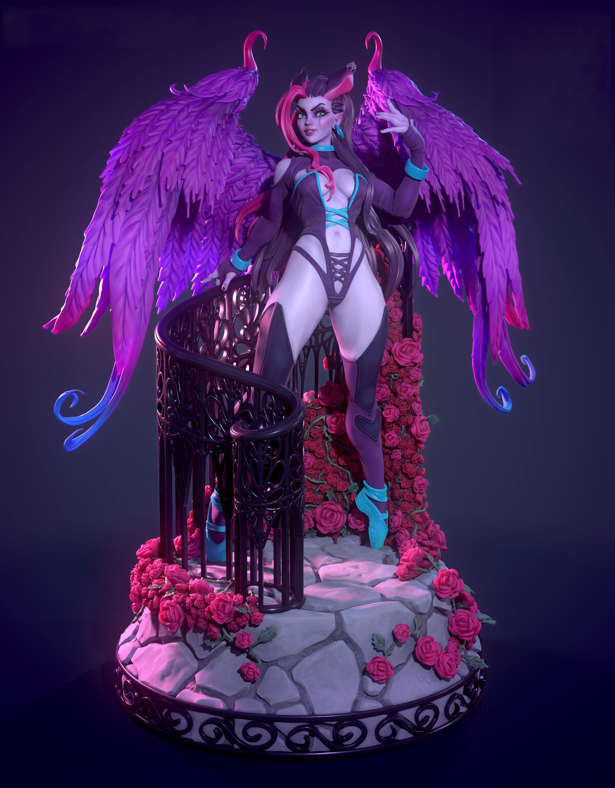 Aleriia V's Angie Special Edition - STL 3D Print Files - 3D Printed Garage Kit ガレージキット Resin Model Scale Figure フィギュア