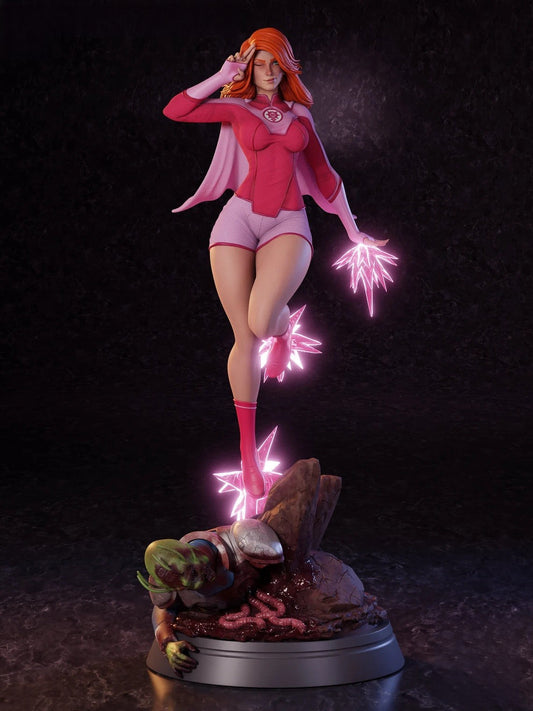 Atom Eve Special Edition - Invincible - STL 3D Print Files - 3D Printed Garage Kit ガレージキット Resin Model Scale Figure フィギュア