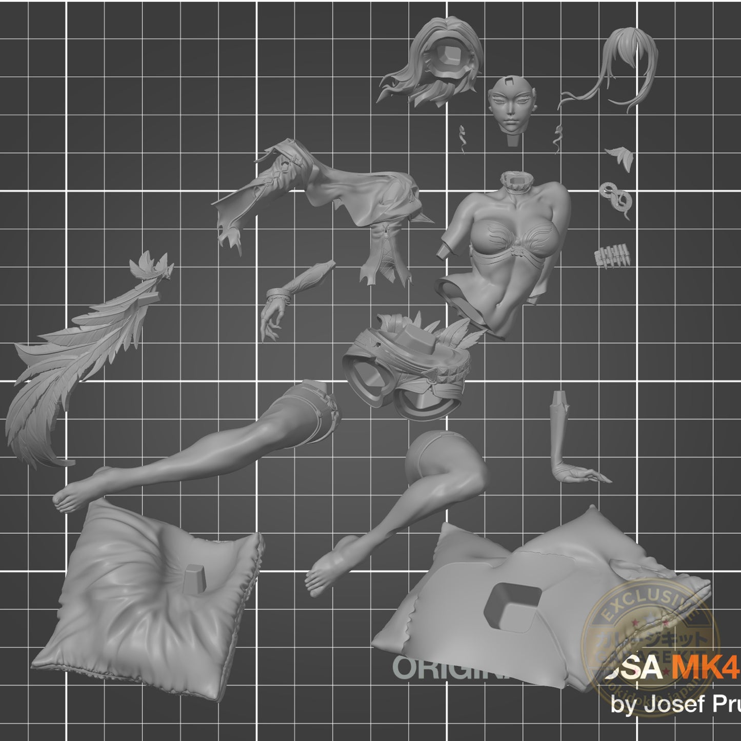 Wuthering Waves 鳴潮 ガルブレーナ 1/7 Scale ガレージキット H1