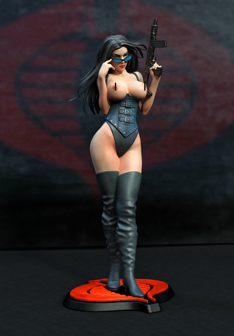 1261 Baroness Special Edition - G.I. Joe - STL 3D Print Files - 3D Printed Garage Kit ガレージキット Resin Model Scale Figure フィギュア