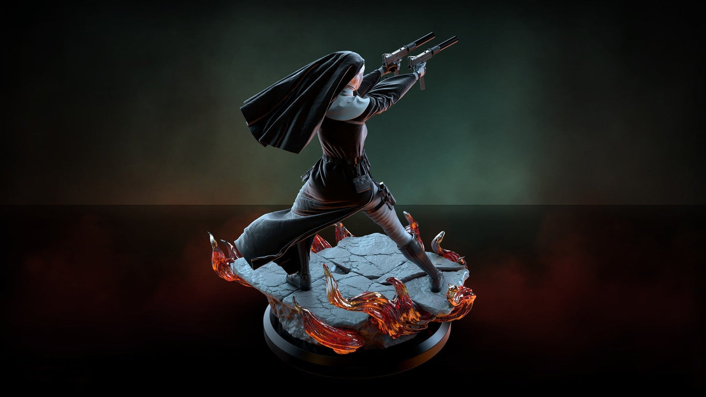 SISTER MARY Special Edition - STL 3D Print Files - 3D Printed Garage Kit ガレージキット Resin Model Scale Figure フィギュア