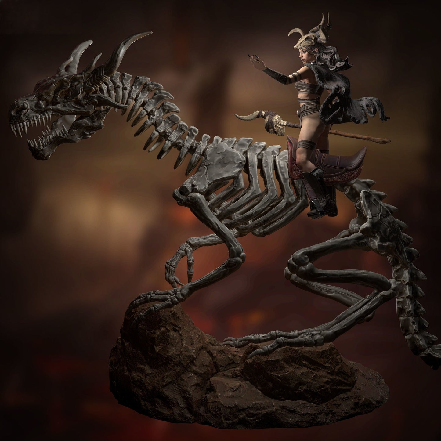 Zaya - Death Bringer 1/8 Scale - 3D Printed Garage Kit ガレージキット Resin Model Scale Figure フィギュア