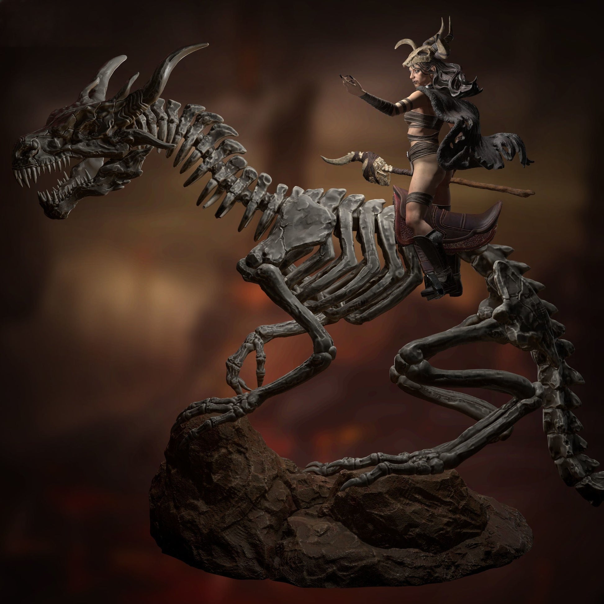 Zaya - Death Bringer 1/8 Scale - 3D Printed Garage Kit ガレージキット Resin Model Scale Figure フィギュア