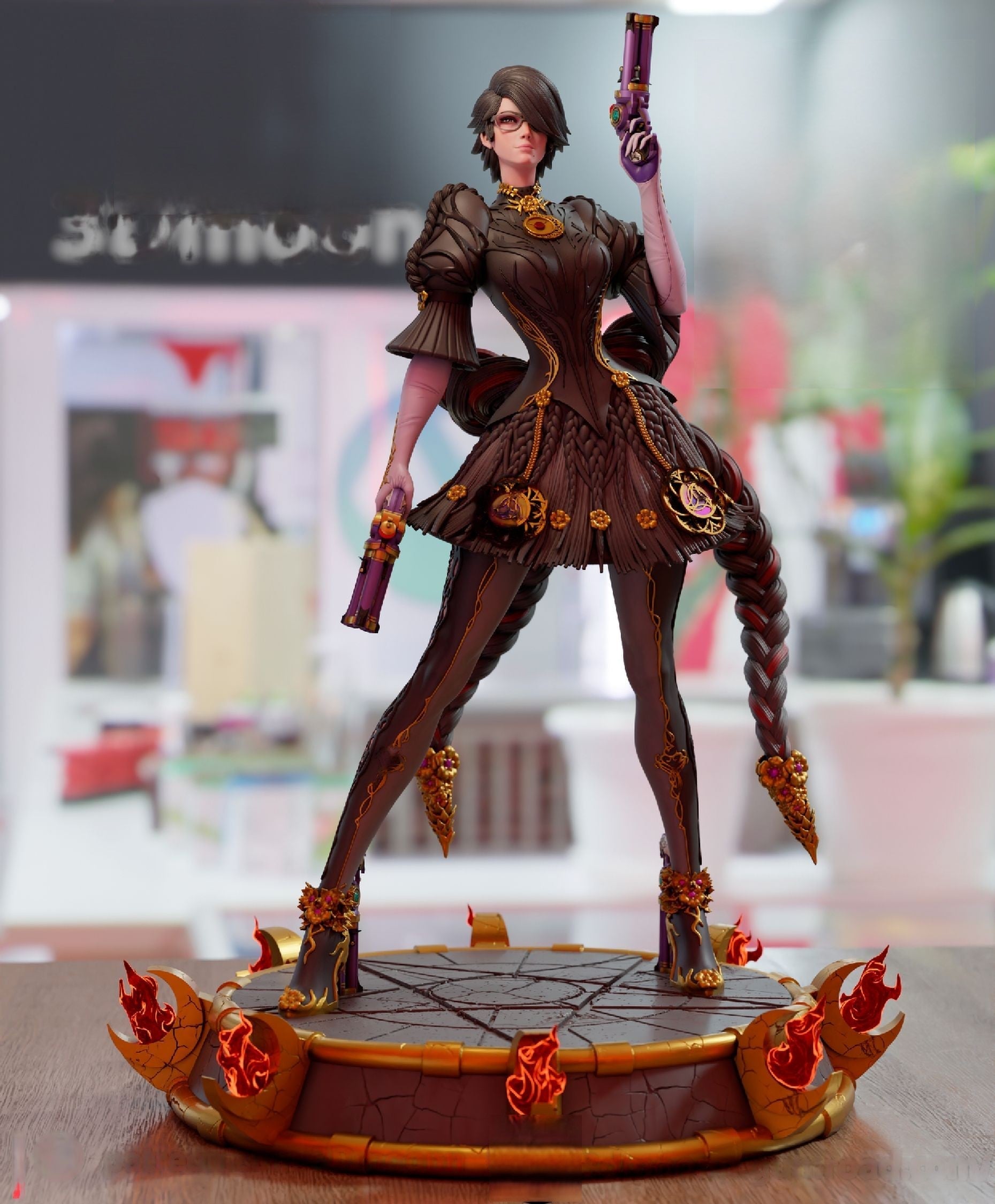 1244 Cereza Special Edition - Bayonetta - STL 3D Print Files - 3D Printed Garage Kit ガレージキット Resin Model Scale Figure フィギュア
