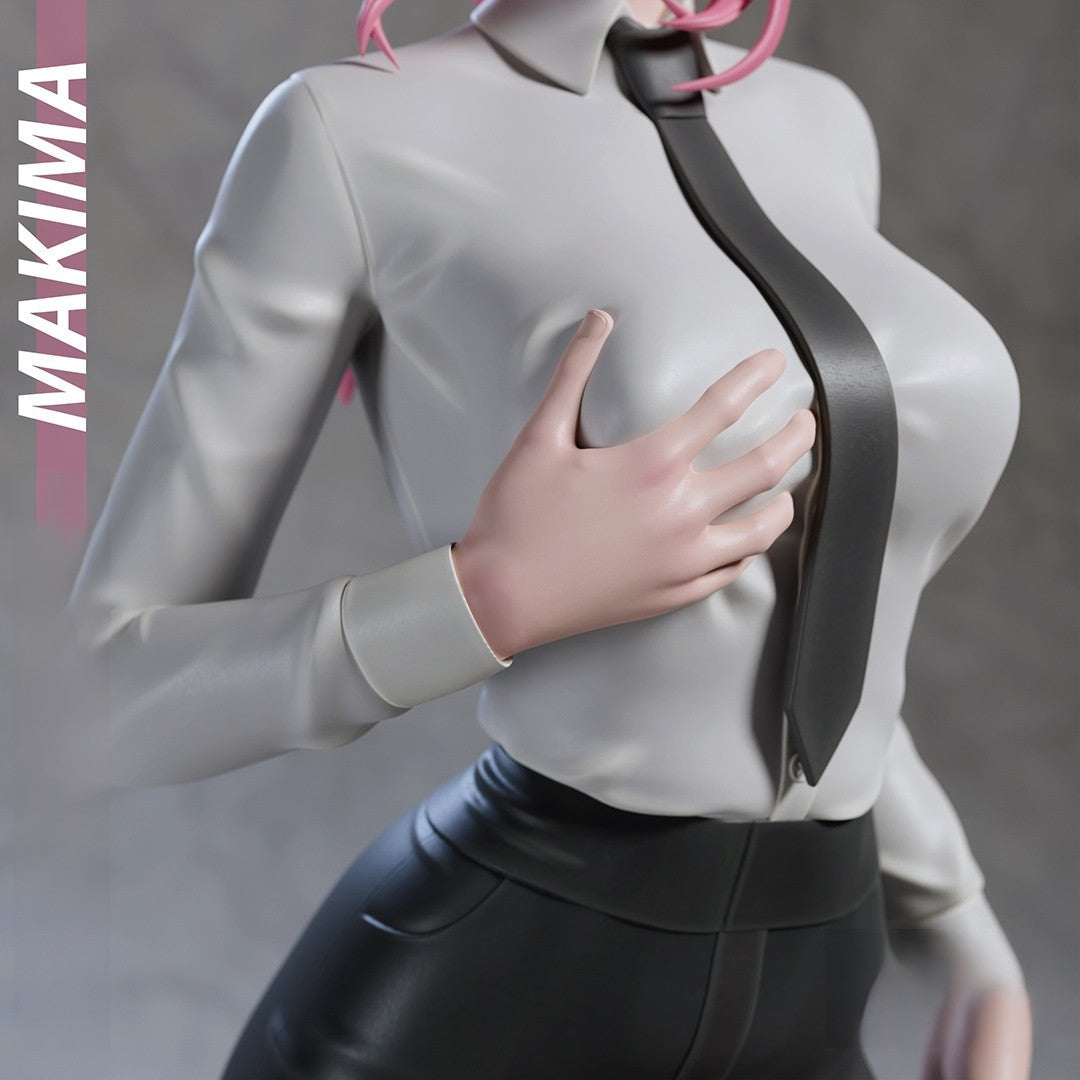 Makima Special Edition - Chainsaw Man - STL 3D Print Files - 3D Printed Garage Kit ガレージキット Resin Model Scale Figure フィギュア