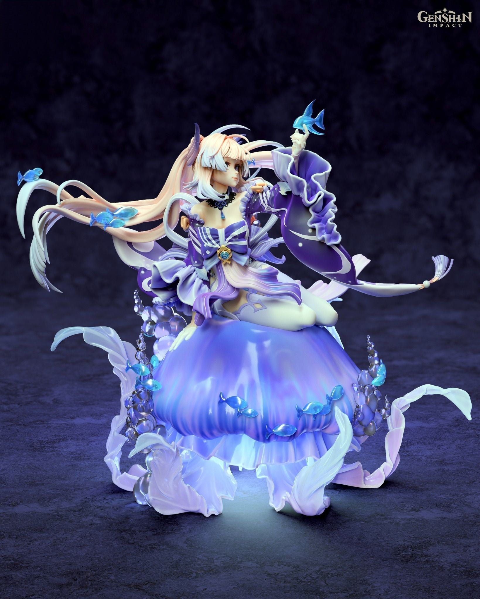 1323 Sangonomiya Kokomi - Genshin Impact - STL 3D Print Files - 3D Printed Garage Kit ガレージキット Resin Model Scale Figure フィギュア