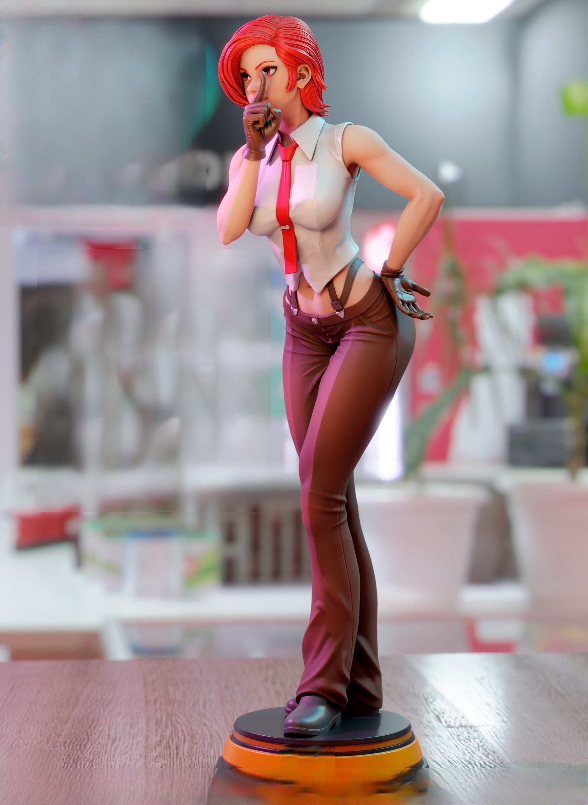 Vanessa Special Edition - The King Of Fighters - STL 3D Print Files - 3D Printed Garage Kit ガレージキット Resin Model Scale Figure フィギュア