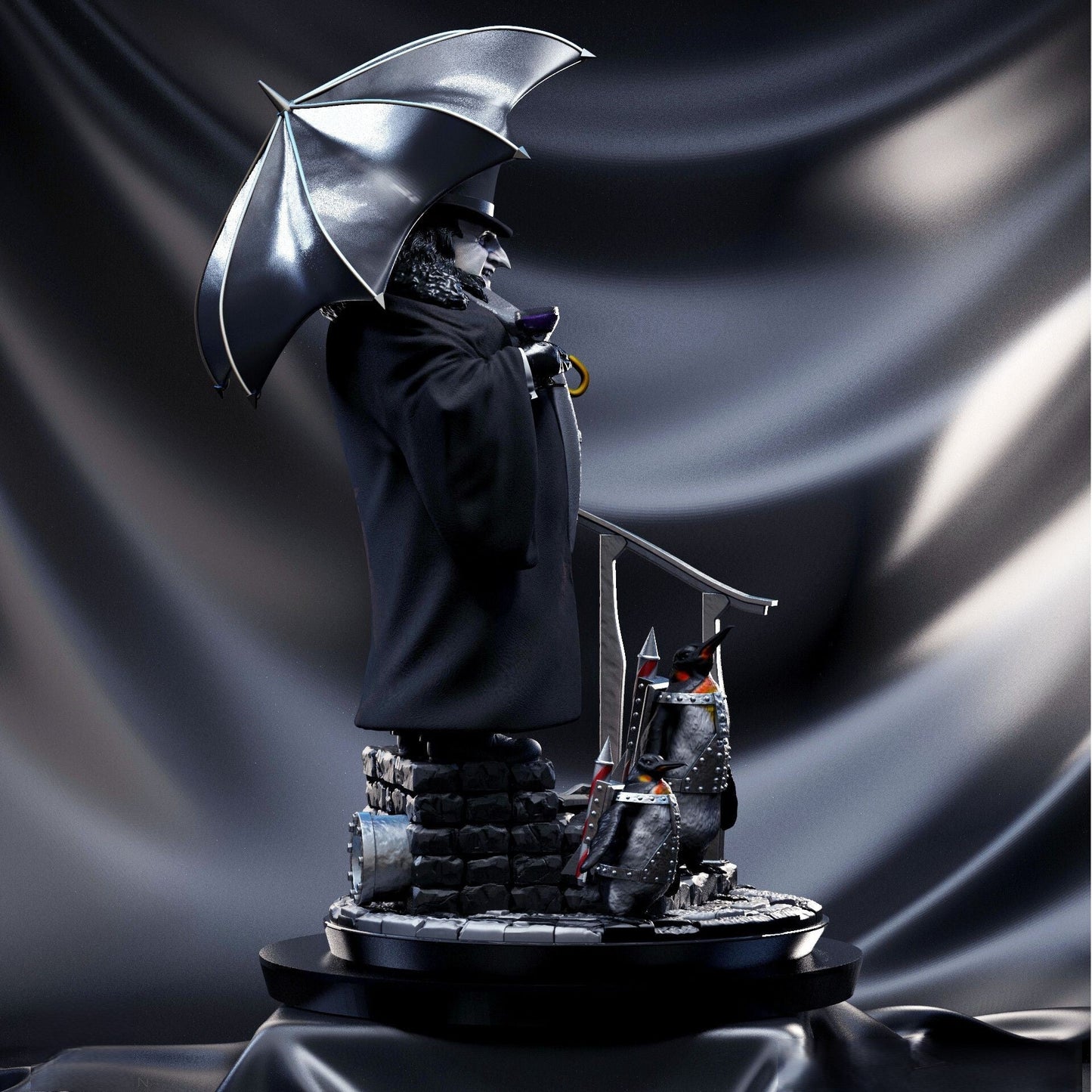 Penguin - Dany DeVito - Batman - STL 3D Print Files - 3D Printed Garage Kit ガレージキット Resin Model Scale Figure フィギュア