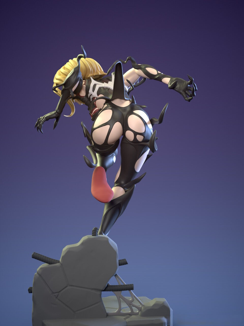 1515 Spider Venom Gwen Special Edition - STL 3D Print Files - 3D Printed Garage Kit ガレージキット Resin Model Scale Figure フィギュア