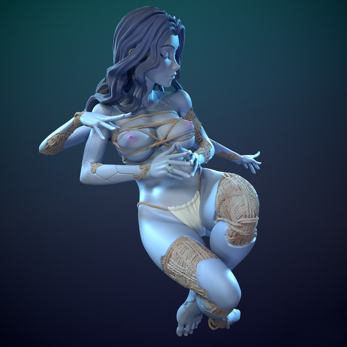 Ranni the Witch Special Edition - Elden Ring - STL 3D Print Files - 3D Printed Garage Kit ガレージキット Resin Model Scale Figure フィギュア