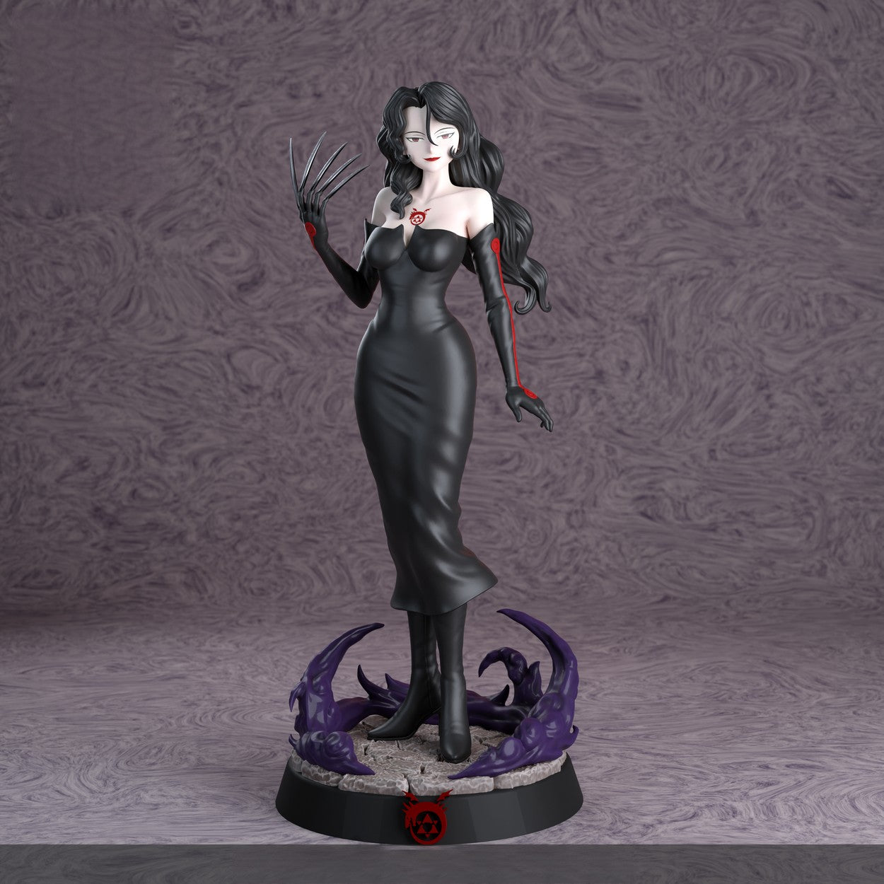 Lust Special Edition - Fullmetal Alchemist - STL 3D Print Files - 3D Printed Garage Kit ガレージキット Resin Model Scale Figure フィギュア