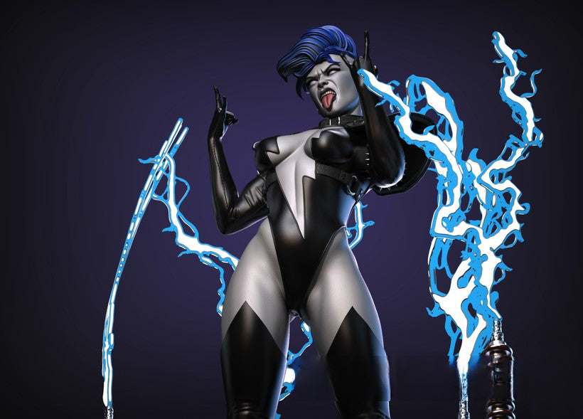 Livewire - DC Comics - STL 3D Print Files - 3D Printed Garage Kit ガレージキット Resin Model Scale Figure フィギュア