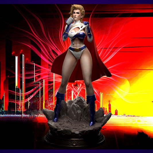 Power Girl Special Edition - DC Comics - STL 3D Print Files - 3D Printed Garage Kit ガレージキット Resin Model Scale Figure フィギュア