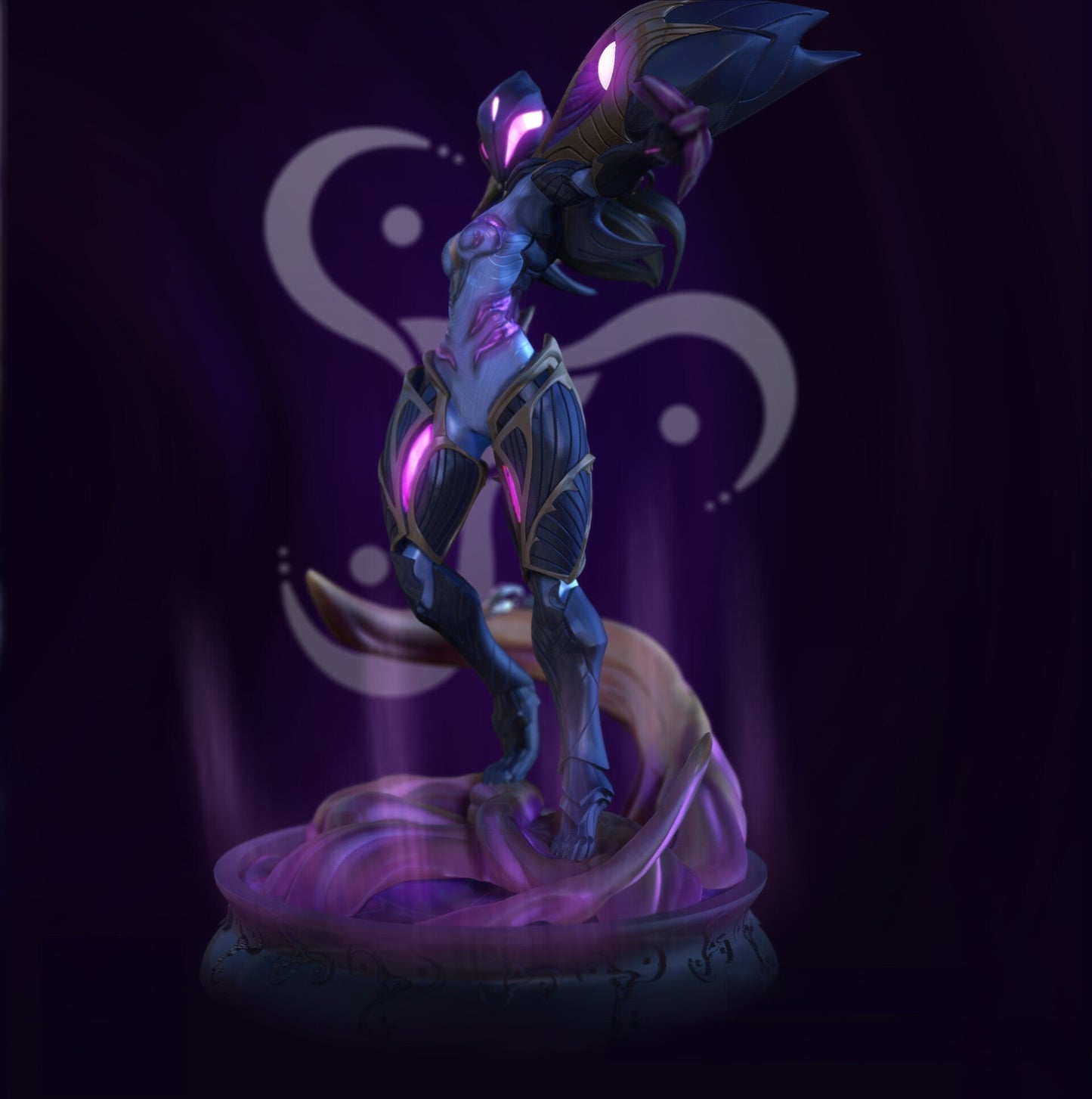 Kai'Sa - League of Legends 1/8 Scale - 3D Printed Garage Kit ガレージキット Resin Model Scale Figure フィギュア
