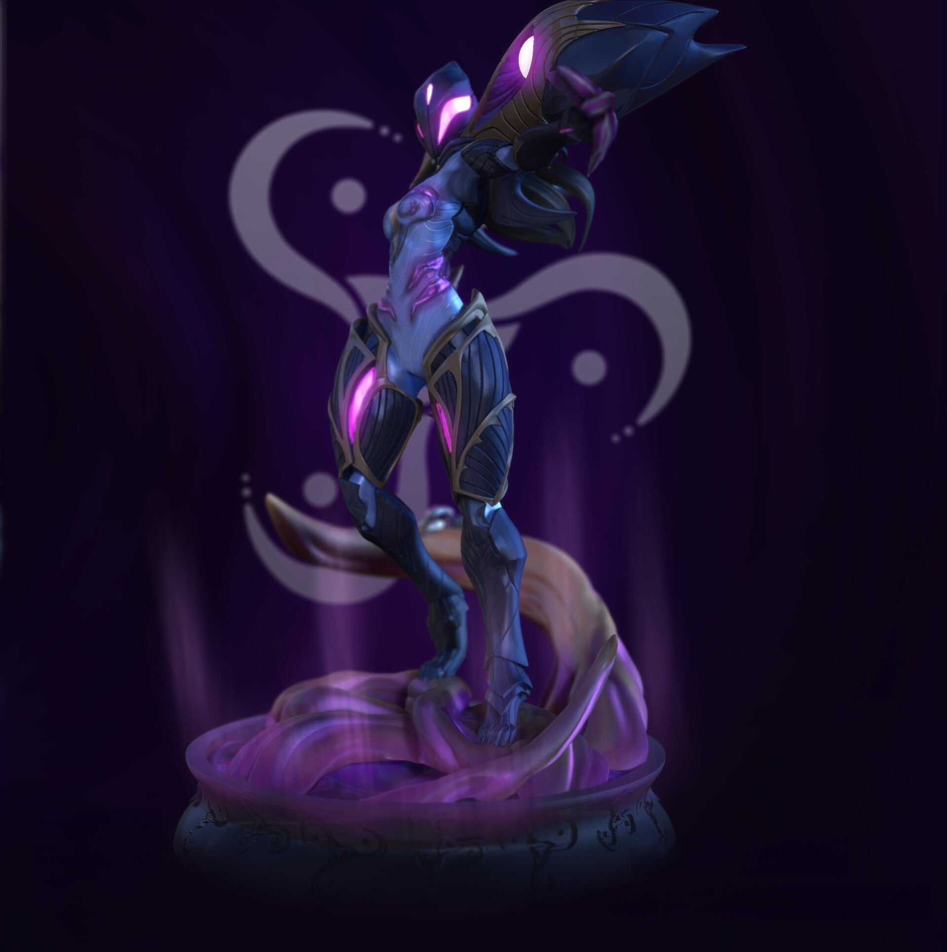 Kai'Sa - League of Legends 1/8 Scale - 3D Printed Garage Kit ガレージキット Resin Model Scale Figure フィギュア