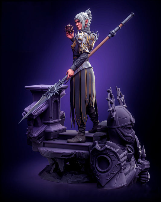 Shadowheart - Baldurs Gate 3 1/8 Scale - 3D Printed Garage Kit ガレージキット Resin Model Scale Figure フィギュア