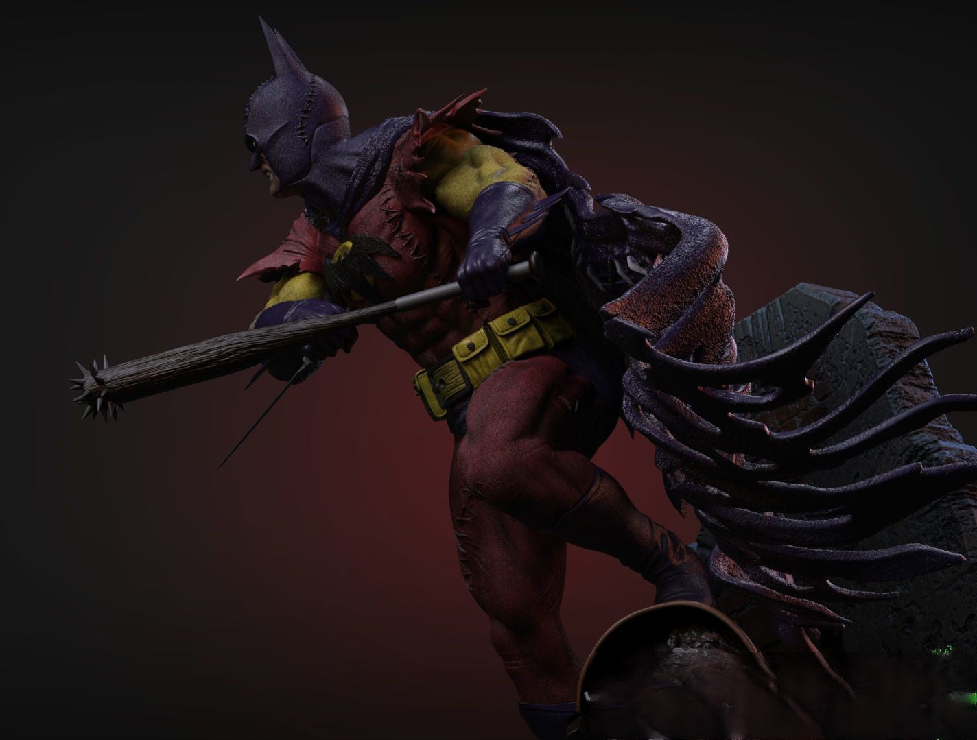 Batman Zur-En-Arrh - DC Comics - STL 3D Print Files - 3D Printed Garage Kit ガレージキット Resin Model Scale Figure フィギュア