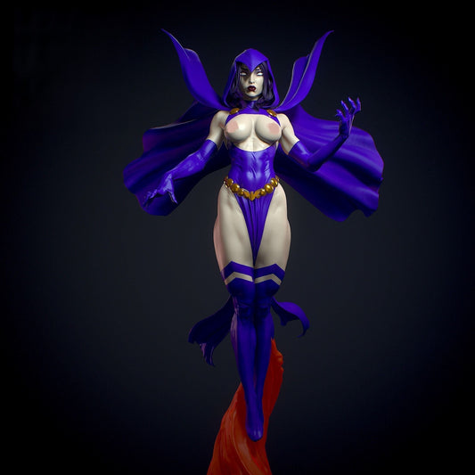 1417 Raven Special Edition - DC Comics - STL 3D Print Files - 3D Printed Garage Kit ガレージキット Resin Model Scale Figure フィギュア