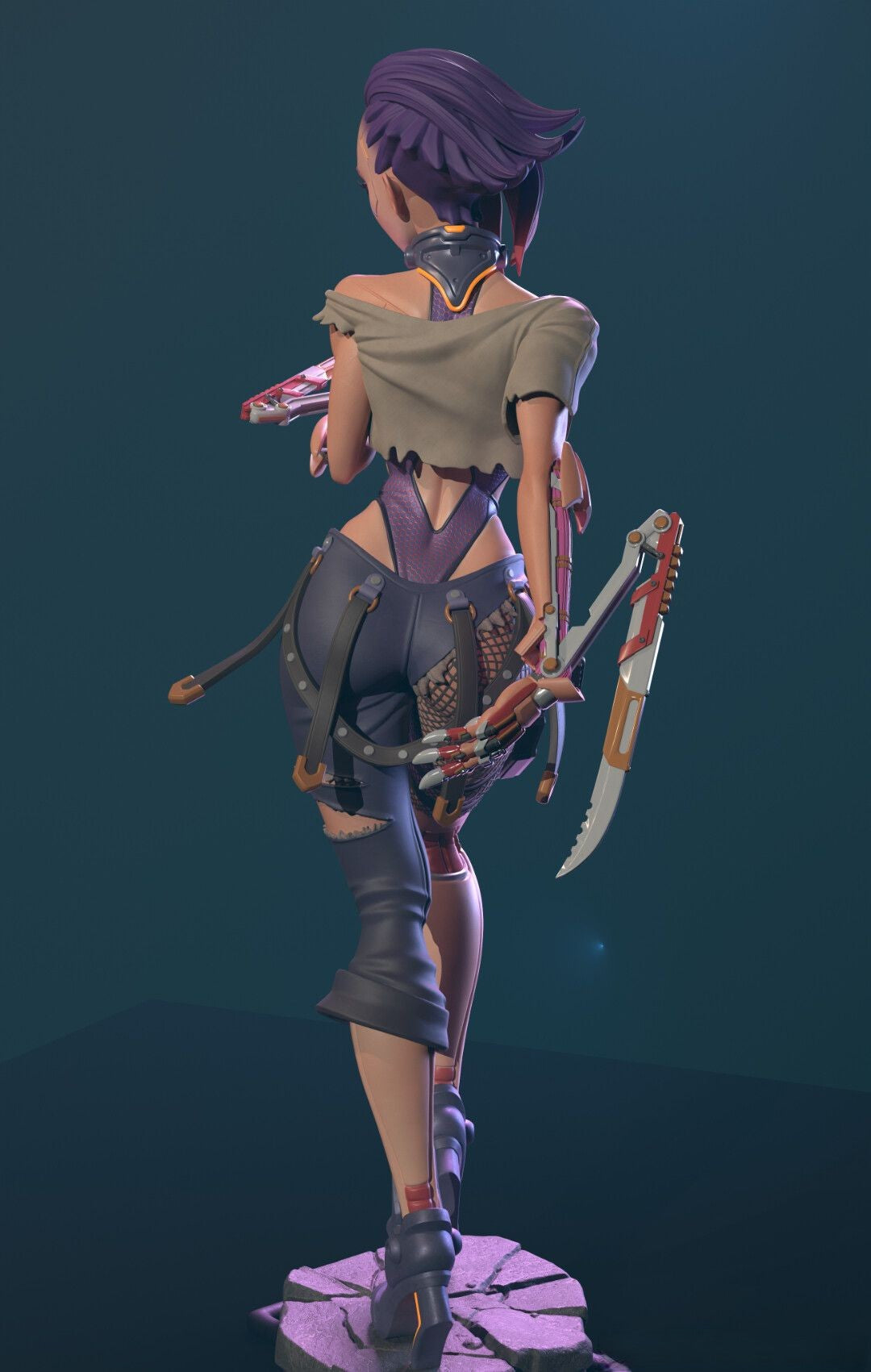 Cyberpunk Girl 1/8 Scale