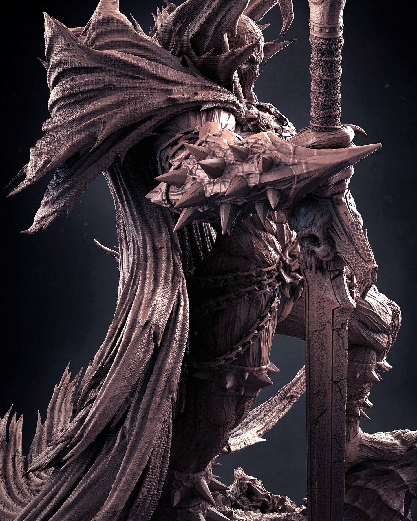 1359 Spawn - Al Simmons - STL 3D Print Files - 3D Printed Garage Kit ガレージキット Resin Model Scale Figure フィギュア