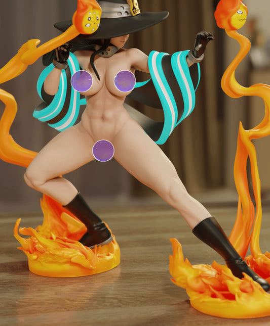 Maki Oze Special Edition - Fire Force - STL 3D Print Files - 3D Printed Garage Kit ガレージキット Resin Model Scale Figure フィギュア