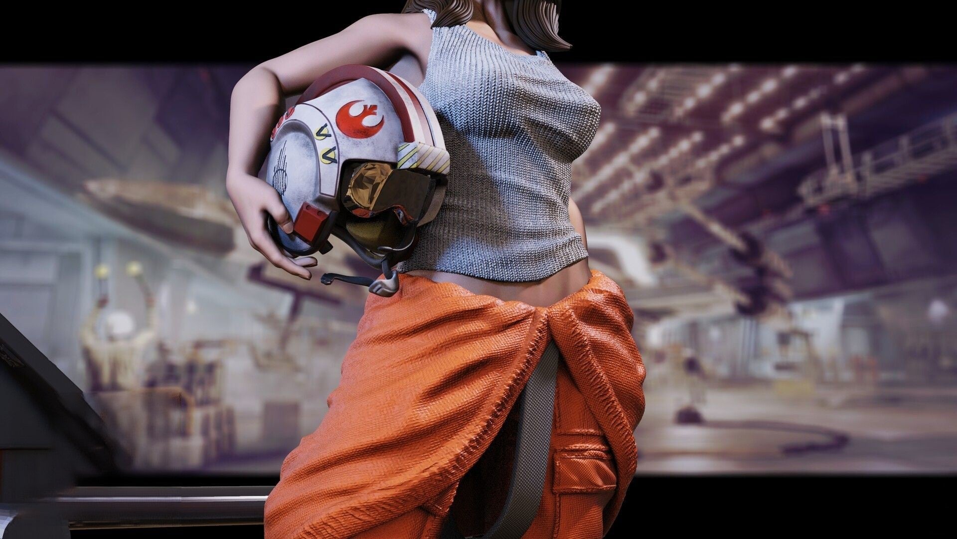 Rebel Pilot Special Edition - Star Wars - STL 3D Print Files - 3D Printed Garage Kit ガレージキット Resin Model Scale Figure フィギュア